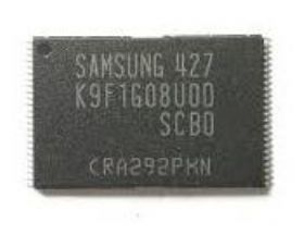 K9F1G08U0D 128 Mb (2048+64 bytes) , 3.3V, TSOP-48, NAND. 